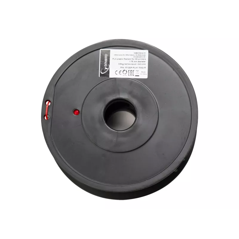 3D printing material Gembird 3DP-PLA+1.75-02-R Red 1 kg