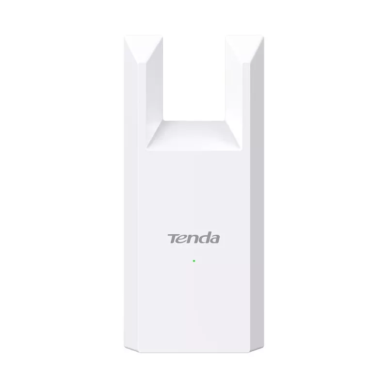 Network repeater TENDA T10 2.4 GHz Wi‑Fi 4, 300 Mbps, 2 external antennas, 1x RJ-45, white