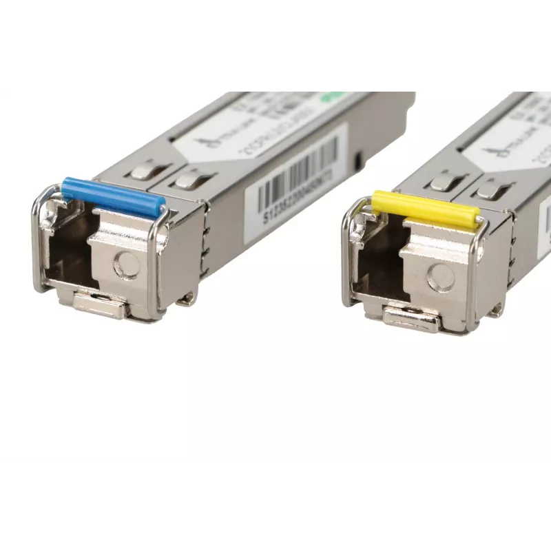 Extralink SFP WDM Module 1.25G, 1.25Gbps, 1310/1550nm, Single Mode, 20km, LC, DOM, Pair, Designed for HP/Aruba