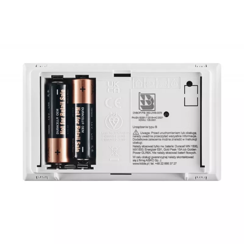 Carbon monoxide detector Kidde K7DCO with display White
