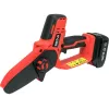 Cordless chainsaw YATO YT-828135 — 18V Li-Ion 2Ah, 10 cm bar, 3200 RPM, 4.8 m/s chain speed, 26 links