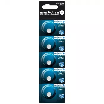 Coin lithium battery everActive CR927 3V, 30 mAh, button/coin, height 2.7 mm — pack of 5