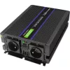 Power inverter QOLTEC Monolith 3000 MS Wave, 12V→230V, 1500/3000W, with USB