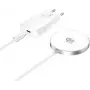 4smarts Wireless Charging Set Qi2/MagSafe 25 W, 1.5 m, White (541708)