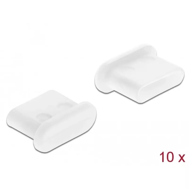Dust Cover for USB Type-C female DeLOCK 64095 10 pieces white