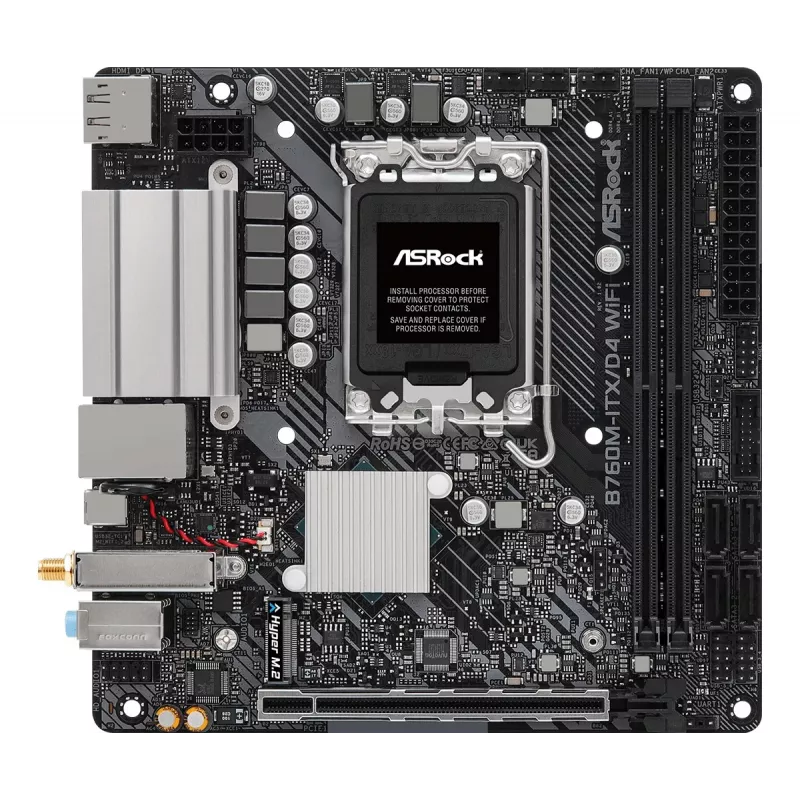 Motherboard ASRock B760M-ITX/D4 WiFi Intel B760 LGA 1700 mini ITX