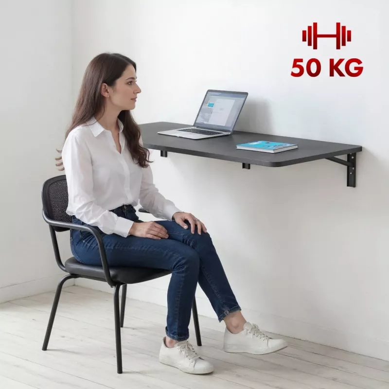 Maclean folding shelf 100x40 cm MC-128 B