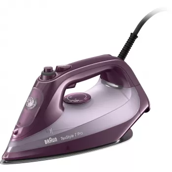 Braun TexStyle 7 Pro SI 7181 VI iron Dry & Steam iron EloxalPlus soleplate 3100 W Violet