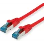 VALUE S/FTP PiMF Patch Cable Cat.6A Kl. EA Red 0.15m - FTP - PIMF (21.99.1980)