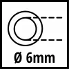 Hose Einhell 41.394.10 4 m 8 bar Red