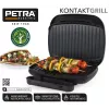 Electric grill Petra PT4366MBLKVDE black with non-stick surface and adjustable temperature