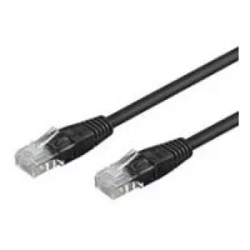 Wentronic Goobay CAT 6 Patch Cable, U/UTP, Black, 7.5 m - CCA Copper Mix (68686)