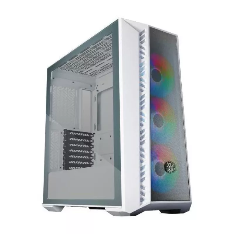 Cooler Master MasterBox 520 - Midi Tower - PC - White - ATX - EATX - micro ATX - Mini-ITX - SSI CEB - acrylonitrile butadiene styrene (ABS) - Steel - Tempered Glass - Multi