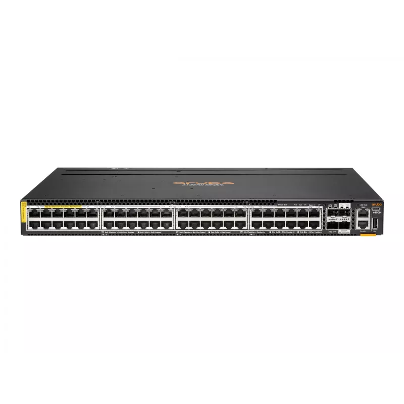 Managed network switch HP Enterprise Aruba R8S90A 48x 5G Ethernet (100/1000/5000) PoE, RJ-45/USB-C console, 880 Gbit/s