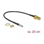 Coaxial Cable DeLOCK 89912 RG-174 0.2 m TS-9 SMA Black