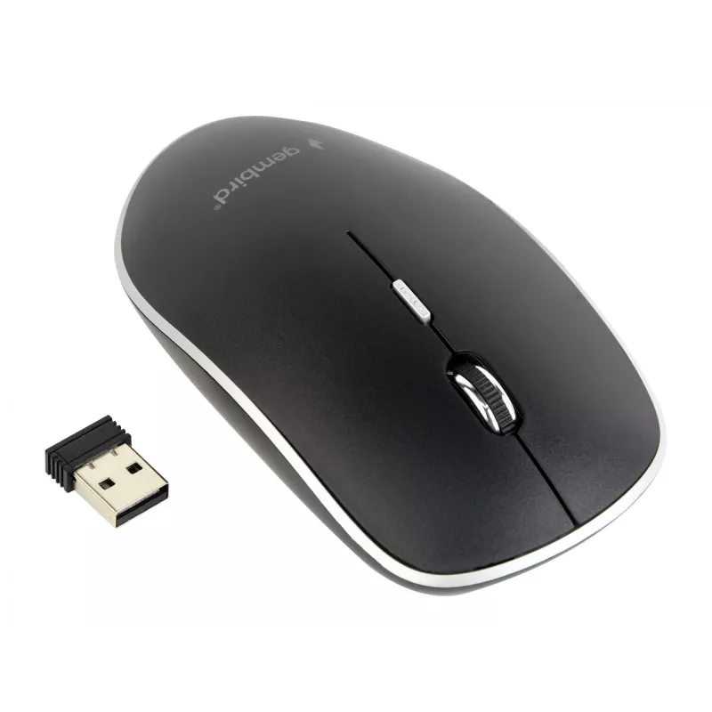 MOUSE USB OPTICAL WRL BLACK/SILENT MUSW-4BS-01 GEMBIRD