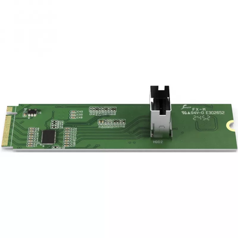 ICY DOCK - M.2 NVMe PCIe 4.0 SSD to 1 x SlimSAS 4i Adapter with Redriver
