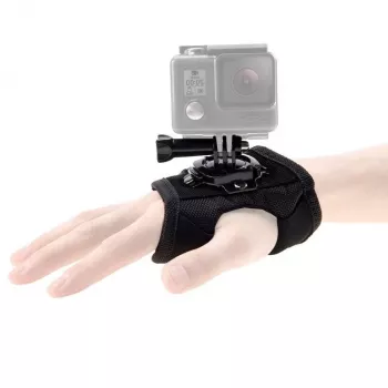 Puluz hand wrist strap mount for action cameras 360° rotation — compatible with GoPro HERO 7/6/5/4/3/2, SJCAM, Xiaomi