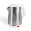 Electric kettle JATA 2 L 1500 W Stainless steel White