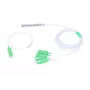 Cable splitter Extralink Splitter 1:4 PLC SC/APC 900um 1.5m Green White