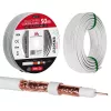 Coaxial cable Maclean MCTV-471 RG-6/U 50 m White