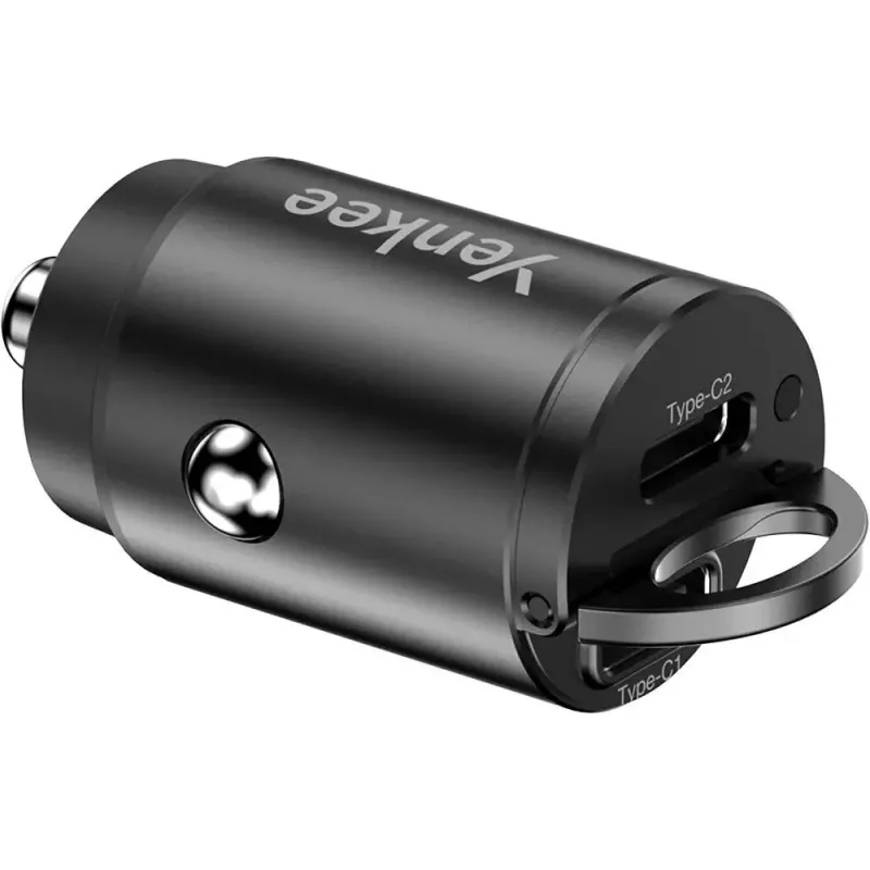 Car Charger YENKEE CAR 01 Power Delivery 30W 2×USB-C