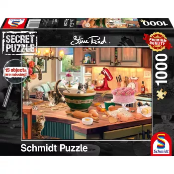 Jigsaw puzzle schmidt spiele 59919 — 1000 pieces, 693 × 493 mm, Food & Drinks