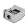 DeLOCK DIN rail Adapter RJ45 jack to RJ45 jack Cat.6A Grey