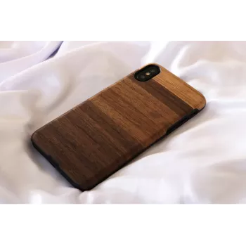 Smartphone case man and wood for iPhone X/XS — fango black
