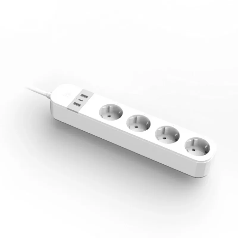 Smart power strip Gembird TSL-PS-S4U-01-W 4 AC outlets 3880 W White