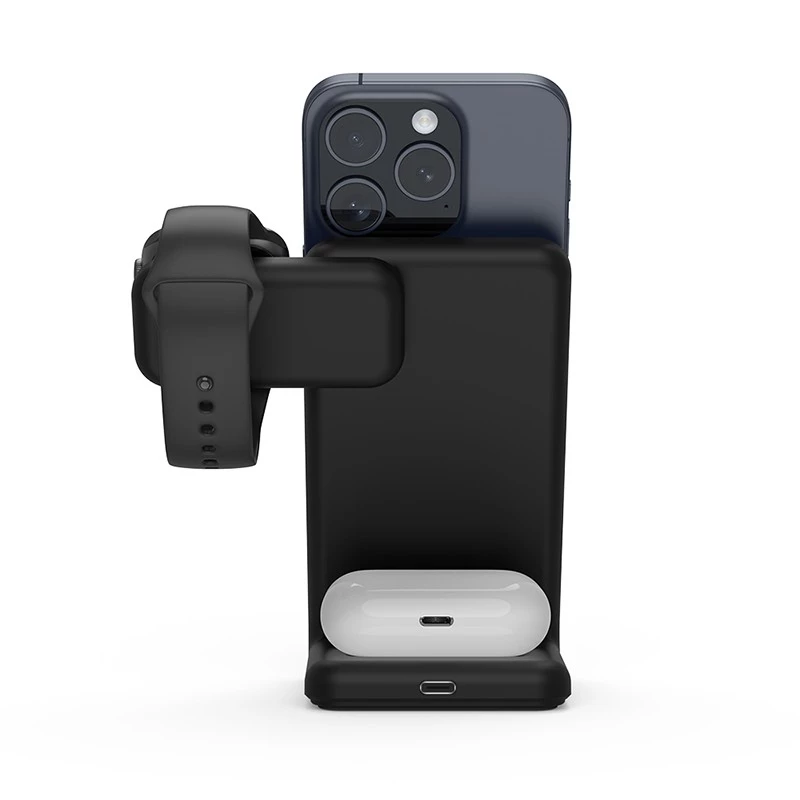 Indoor Charger Crong CRG-MSPS-BLK Smartwatch Black Lightning USB Wireless