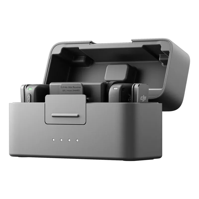 DJI Mic Mini (2 TX + 1 RX + Charging Case) Wireless Microphone Kit - Dark Grey