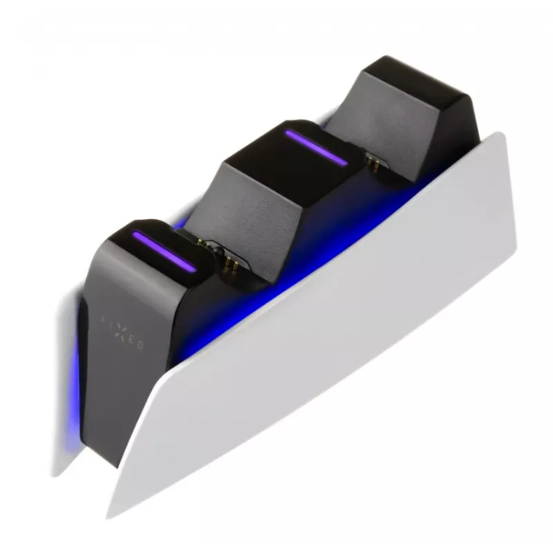 Charging system FIXED FIXPS5-DCC-BW for PlayStation 5 Wired Black White