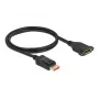 DisplayPort extension cable panel-mount DeLOCK 87095 8K 60 Hz 1 m