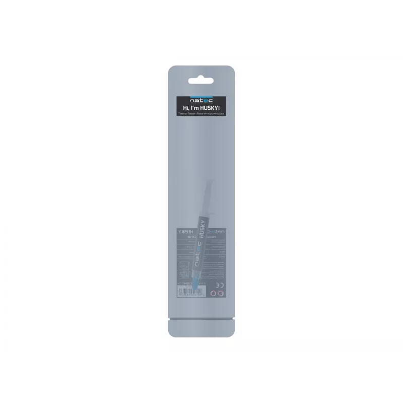 Thermal paste NATEC Husky NPT-1324, thermal conductivity 4.63 W/m·K, volume 2 ml, density 2.5 g/cm³