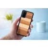 Phone case man and wood Galaxy S20 black — protective back cover for Samsung Galaxy S20