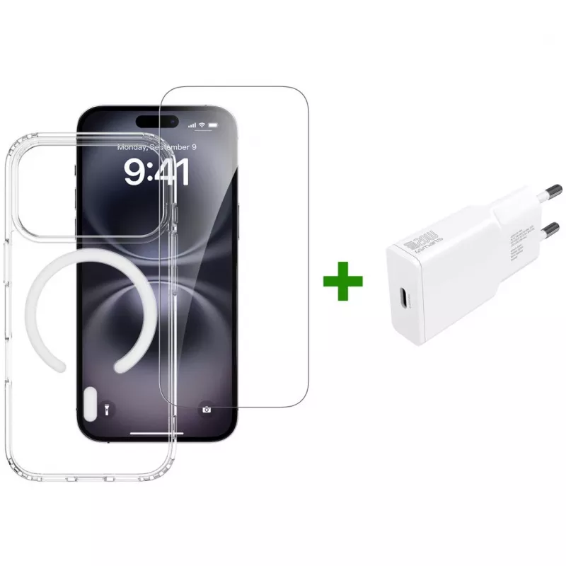 4smarts 3in1 Premium Starter Set for Apple iPhone 17 Pro, MagSafe Compatible