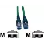 TE Connectivity AMP - Patch-Cable - RJ-45 (M) to RJ-45 (M) - 3 m - SFTP - CAT 6 - Halogen-Free - Green (0-1711735-3)