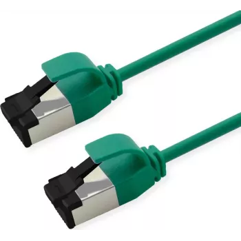 ROLINE S/FTP Patch Cable Cat.8.1, Slim, PoE, Green, 2m (21.15.3432)