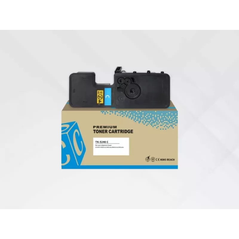 Toner cartridge HYB for Kyocera TK-5240C cyan compatible, Laser, for ECOSYS P5026Cdw/P5026Cdn/M5526Cdw/M5526Cdn