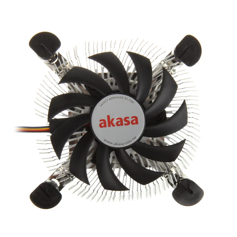 Cooler Akasa AK-CC7122BP01 Processor Cooling System 7.5 cm Aluminium Blue
