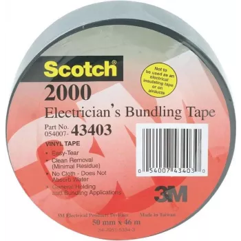3M 2000 Cinta Americana - Grey - PVC - 46 m - 50 mm - 0,15 mm (7000076790)