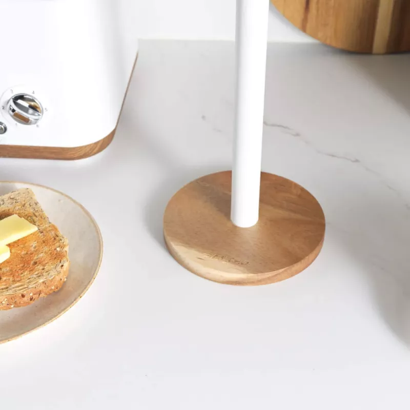 Paper Towel Holder Salter BW13565W1EU7 White, freestanding kitchen roll stand