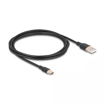 USB Cable DeLOCK 81227 2.5m USB A USB C Black