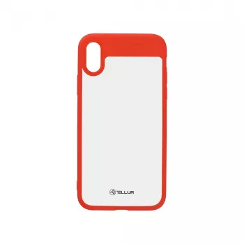 Cover Tellur iPhone X TLL121623 Red Transparent
