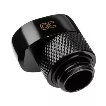 Hose connector Alphacool 17604 Black 1/4 inch Thread