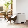 Hooded litter box Rotho BIALA Beige 395×510×443 mm, plastic with spatula
