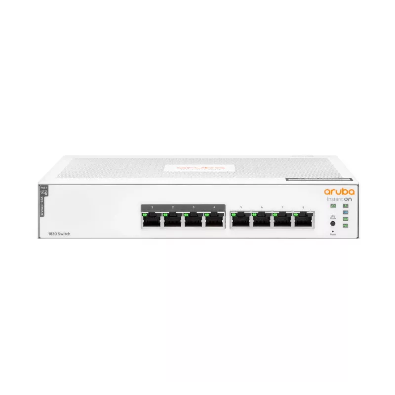 HPE Aruba Switch IOn 1830 8G 65W Europe - English