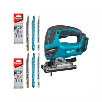 Jigsaw Makita DJV180ZX cordless body-only — 3-stage pendulum, 0–2600 SPM, stroke 26 mm, cutting depth wood 135 mm