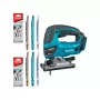 Jigsaw Makita DJV180ZX cordless body-only — 3-stage pendulum, 0–2600 SPM, stroke 26 mm, cutting depth wood 135 mm